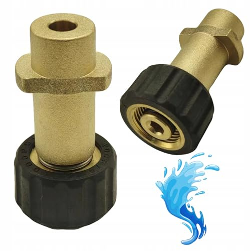 Rosfix Adapter 1/4QC auf Bayonet M22x1,5 Kompatibel mit Kärcher K2 K7