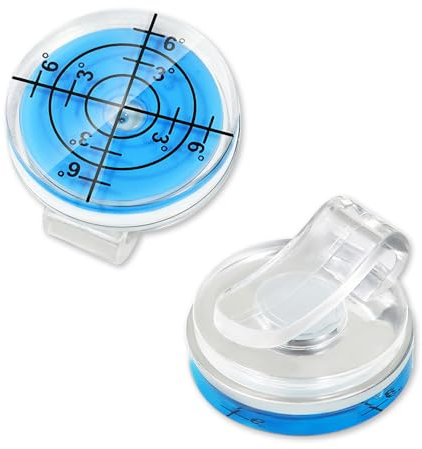 Onperpoe Golf Green Reader, Golf Ball Markers for Putting Green with High Precision Putting Green Reading Aid, Golf Ball Markers with Bubble Level Golf Accessories for Men Women (Blue)