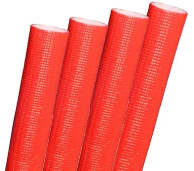 Rohrdämmungschlauch Isolierschlauch Schlauch Rohrdämmung für Heizung Wasserrohrisolierung Klimaanlage Wärmeisolierung Rohr Schutzschlauch Heizungsrohr Frostschutz(Rot,ID: 16MM)