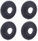 Merautop SJ Lot de 4 butées à ressort pour essieu arrière gauche, essieu arrière droit, haut de rechange pour A1 A3 TT Q3 Golf VI Altea 5P1 Accessoires de voiture Pièce # 1K0512149B 1K0512297C