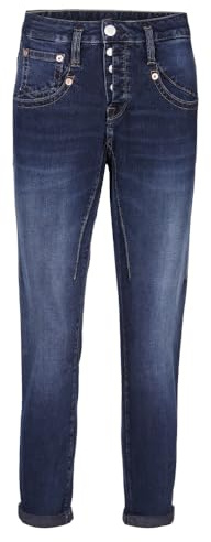 Herrlicher, Shyra Cropped Jeans mit halb verdeckter Knopfleise Größe 32