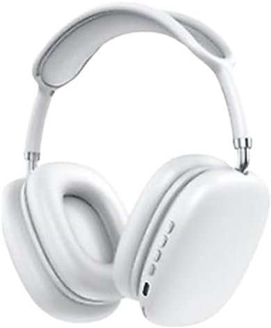 SterlingEdge P9 Wireless Bluetooth Headphones, HiFi Stereo Over Ear Headset with Microphone Noise Cancelling Sports Earphones for Home Travel Office (White)