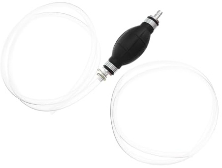 TOPBATHY 1pc Car Fuel Transfer Pump Fish Tank Manual Siphon Pipe Inline Fuel Pump