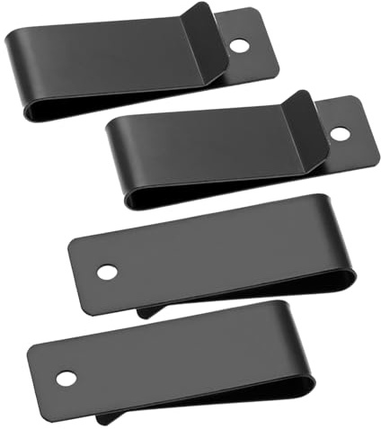 Mgoodoo 4Pcs Money Clip Manganese Steel for Men Women,2.24x0.87