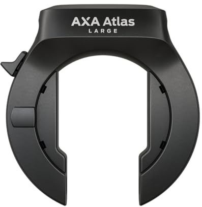 AXA Atlas Large Retractable – Rahmenschloss mit Hochsicherheitszylinder – Sicherheitsstufe 14 – Schlüssel ist abziehbar