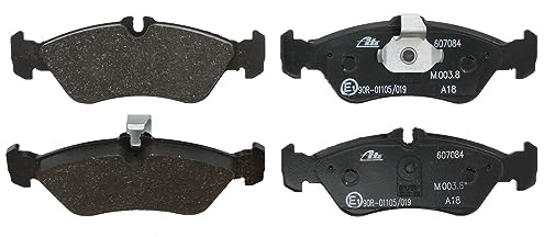 ATE Semi-Metallic Rear Disc Brake Pad Set 607084 for Dodge, Freightliner