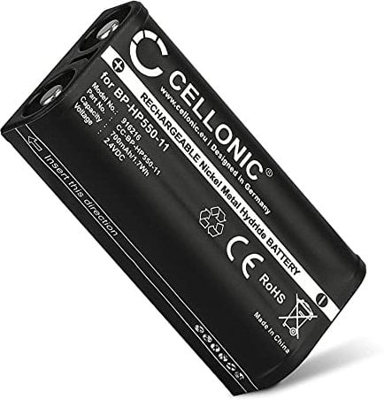 CELLONIC, Batteria per Cuffie Compatibile con Sony MDR-RF4000, MDR-IF245RK, MDR-RF4000K (700mAh, 2.4V) Batteria di Ricambio BP-HP550-11