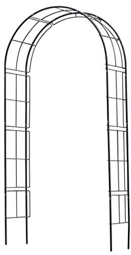 Nature Rosenbogen Metall 229x38x113cm Rankhilfe Spalier Pergola Torbogen