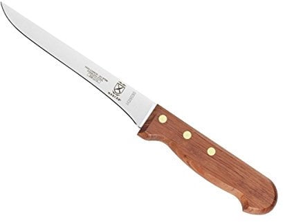 Mercer Culinary Praxis 6-Inch Boning with Rosewood Handle, Stainless Steel, Silver