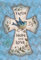 Toland Home Garden Hope and Love Deko-Fahne mit blauem Vogel, religiöses Kreuz, Oster-Fahne, 71,1 x 101,6 cm