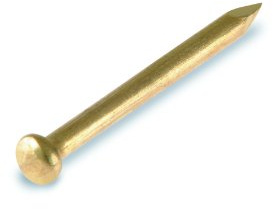 suki 6151067 Spitzen Kopf rund vermessingter Stahl, 1,6 x 18 50 teilig