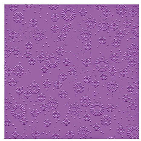 Servietten 16 St. 25x25 COCKTAIL geprägt Moments UNI LILAC