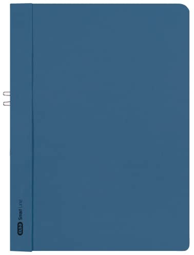 Elba Klemmhefter A4, Smart Line, ohne Vorderdeckel, aus Karton, blau, 50 Stück