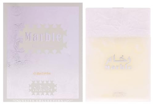 Nabeel Elite Collection - Marble for Unisex - Arabian Perfume for Women & Men - Fragrance with Lemon, Rose, Oud, Musk, Leather, Pineapple Scent - Arabic Cologne - Travel Size - 2.64 oz EDP Spray