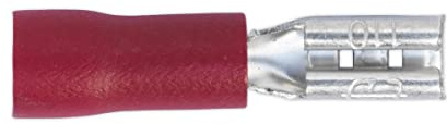 Sealey RT19 Push-On Terminal 2.8mm Female Red Pack of 100