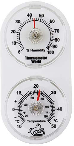 Vivarium Thermometer Hygrometer - Monitor Temperature and Humidity in Reptile Tank Vivarium