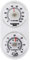 Vivarium-Thermometer, Hygrometer, zur Überwachung von Temperatur und Luftfeuchtigkeit im Reptilien-Aquarium.