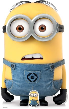 DESPICABLE ME Dave Minion Life Size Cardboard Cut Out,Multi-Colour,147 x 93 x 147 cm