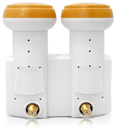 GOLDEN MEDIA LNB Monoblock Twin 0,1 dB Full HD 3D Ready