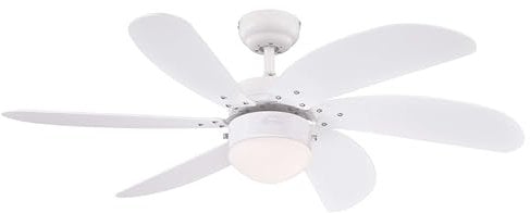 Westinghouse - Deckenventilator Turbo Swirl weiß, 105 cm