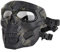 ATAIRSOFT Schädel Airsoft Integralhelm Maske Horror CS Halloween Schutz Maskerade Party Cosplay Outdoor Taktische Maske (MCBK)