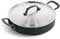 GreenPan Craft Healthy Ceramic Non-Stick 30 cm/4.9 Litre Sauté Pan with Lid, PFAS-Free, Metal Safe, Cast Stainless Steel Handles, Induction Suitable, Oven Safe, Black