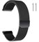 Bracelet de Montre Metal pour Homme Femme,Bracelet de Montre Magnétique pour Montre Connectée et Montre Traditionnelle Dégagement Rapide 16mm/18mm/20mm/22mm Argenté/Noir