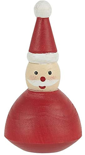 Ib Laursen Kleiner Weihnachtsmann stehend handbemalt