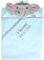 Be Mammy Kapuzenhandtuch Babyhandtuch aus Baumwolle Bestickt mit Name und Geburtsdatum 95cm x 95cm BE20-282-BBL (Blau - Elefant)