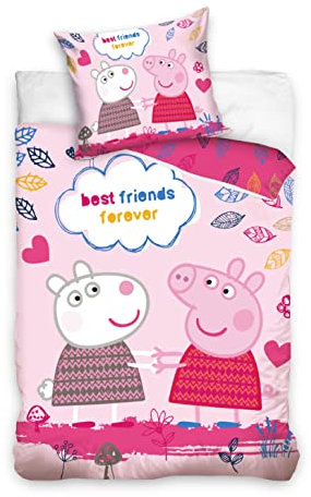 Peppa Pig Bettwäsche Kinderbettwäsche 140x200cm PP191050