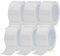 Buy Safe – Ruban Adhésif Blanc Emballage Colis, Adhérence Immédiate et Durable, Ruban Adhesif Emballage Résistant et Silencieux pour Expéditions et Déménagement, Lot de 6 Rouleaux, 50mm x 66m