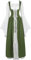Josamogre Robe Medievale Femme Renaissance Robes Maxi Parti Costume Vintage Déguisements Halloween Gothique Carnaval Victorien Vert 3XL