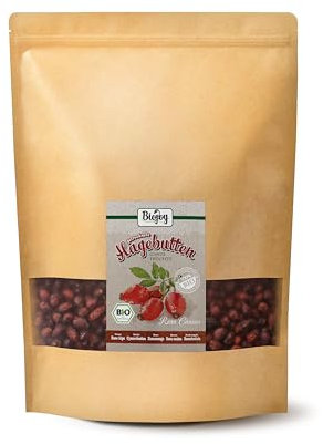 Biojoy Bacche di Rosa Canina BIO (2 kg), frutta secca e intera (Rosa canina)