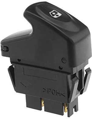 Be In Your Mind Reemplazo del Interruptor de Control de Ventana 7700429998 Compatible con Renault Kangoo 1998-2008 Megane 1996-2003 Scenic 1999-2003 Interruptor de Ventana Eléctrica de 6 Pines