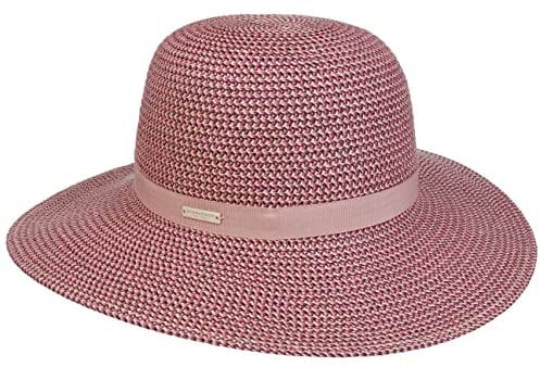 Seeberger Vandia Schlapphut Sonnenhut Sommerhut Gartenhut Strohhut Strandhut Damenhut (One Size - Fuchsia)