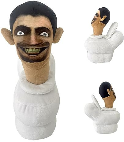 Skibidi Toilet Plüschtier,Skibidi Toiletten Figuren Kuscheltier Kreatives Skibidi·Toiletten Plüschtier für Spiele Fans,Lustige Und Einzigartige Toilettenmann-Plüschtier Kawaii für Kindergeburtstag