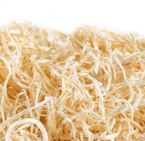 Sukh Cesta de virutas de álamo temblón – Relleno de cesta de 5 onzas, virutas de madera de álamo, musgo para manualidades, Excelsior, fibra de madera triturada, hierba de rafia, cesta de Pascua, paja