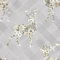 SOPHIE LAURENCE Floral Grey Beige Stag Calla Wallpaper - Geometric Pattern Beige Non-Woven Tartan - Paste The Wall Wallpaper
