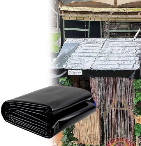 JEDAL Bâche en HDPE pour Bassin - (de 1 M² À 225 M²) - Revêtement De Étang D'épaisseur 0.12 Mm - Flexibles Membrane Liner pour Cascades Étangs Koï Piscines(Size:1×3.0m)