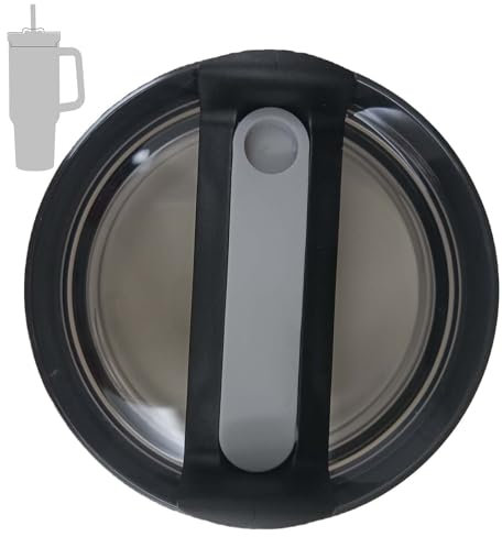 40 OZ replacement lid Compatible for Stanley H2.0, Spill and Splash Proof Tumbler Lids for Stanley Cup and More Coffee Cups - Perfect for Travel, Home and On-The-Go Use (Black3)