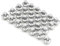 elvtd Autoschrauben 25PCS Universal Rad Muttern Schrauben Für 14mm Auto Felge Nieten Lip Ersatz Dekoration Bolzen Abdeckung Externe Zubehör (Color : Chrome)
