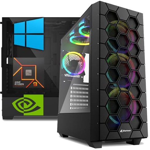 PC GAMING AMD Ryzen 9 7900 12 Core - Ram 32 GB DDR5 - SSD M.2 2 TB - RTX 4070 12 GB GDDR6X - Windows 10/11 Pro