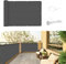 SUNNY GUARD Pantalla Privacidad Balcón 90x200cm Protección de Privacidad,Protección UV,Impermeable,a Prueba de Viento,Adecuado para Balcón Terraza,Antracita