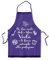 KAÏDENSÏ Idea Regalo Tifoso Calcio Originale - Grembiule da Cucina Divertente Chef Viola - Gadget Divertenti per Tifosi - Idee Regali Divertenti Originali
