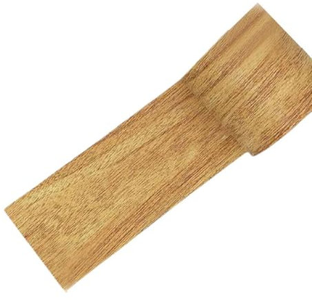Aartner Holzoptik Klebeband, 5.37cm(B) x 4.57m (L) Holzoptik Folie Selbstklebend, PE+ Stoffe Klebefolie Eiche Rustikal für Weichsockelleiste, Türen Bordüre, Wände Tapeten, Möbel (2, A)