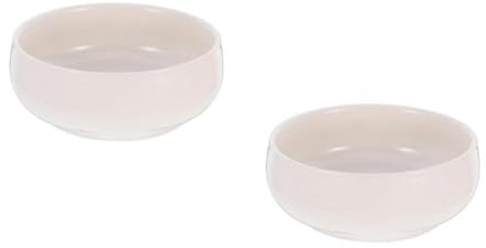 Yardwe 2st Hydrokulturschale Lotusbecken Dekorativer Basketballkorb Hydrokultur-Bonsai Schüssel Lotussamen Klares Riesen -Osterei Bonsai-Schale Massenwürfel Osterdekor Keramik Weiß