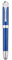 Hongdian N25 Piston Fountain Pen, Extra Fine Nib Snake Stereoscopic Carving Design with Metal Case Set (Ocean Blue)