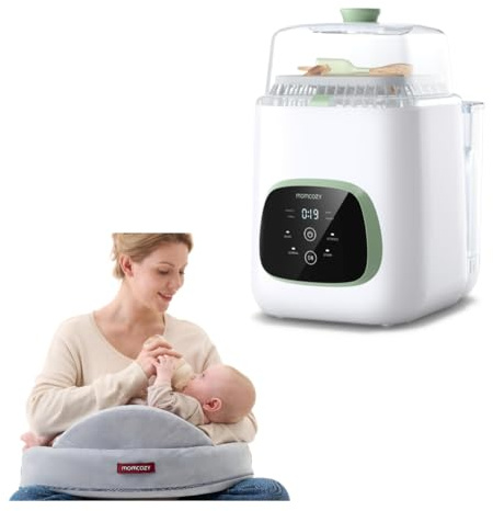 Momcozy KleanPal Pro Baby Bottle Washer and NP007 Safety Fence Nursing Pillow