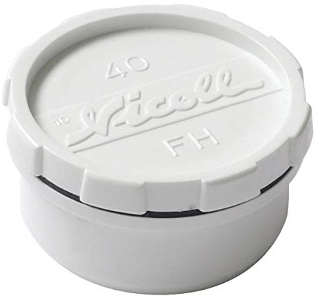 tampon de visite pvc - avec bouchon - mâle / femelle - diamètre 40 mm - nicoll fhb - blanc