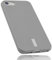 mumbi Hülle kompatibel mit iPhone SE 2022 / SE 2020 / 7 / 8 Handy Case Handyhülle, grau mit grauem Streifen